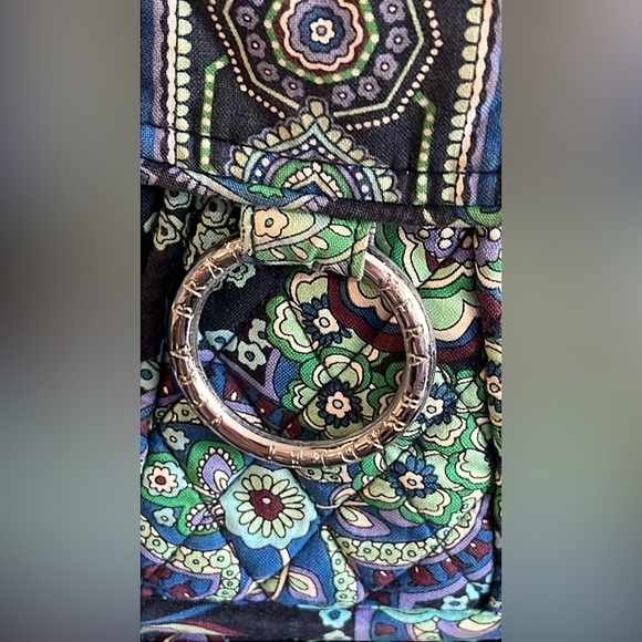 Vera Bradley Blue Rhapsody Saddle Quilted Shoulder Crossbody Bag - Picture 3 of 6